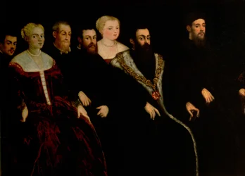 Sieben Mitglieder der Familie Soranzo